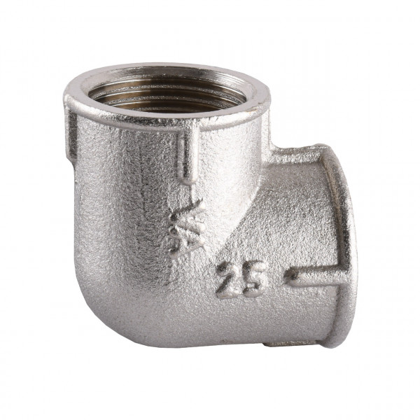 Кутник нікельований 1″ВР х 1″ВР ливарний А0128А(нк) VA (000025172)