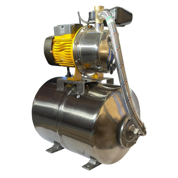 Насосная станция Optima JET100S-PL-50INOX 1,1кВт нержавейка на ГРЕБЁНКЕ (000019358)