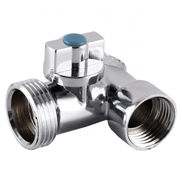 Кран для стиральной машины SOLOMON 1/2″х3/4″х1/2″ A7053 (000001105)