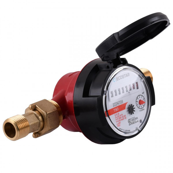 Счетчик горячей воды ECOSTAR DN15 1/2″ E-D R160 (000022844)