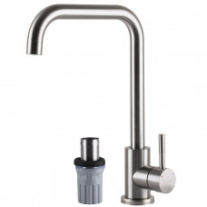 Смеситель для кухни EcoMIX ALPEN AISI-203L-WH (000024958)