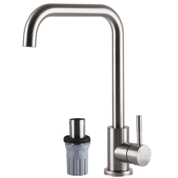 Смеситель для кухни EcoMIX ALPEN AISI-203L-WH (000024958)