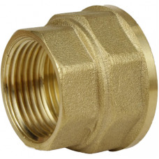 Муфта редукційна латунна 1″ВР х 3/4″ВР штампована восьмигранна А0332А VA (000025366)