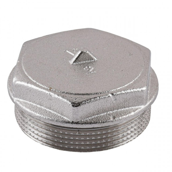 Заглушка нікельована 2″ЗР штампована А1096А(нк) VA (000025168)