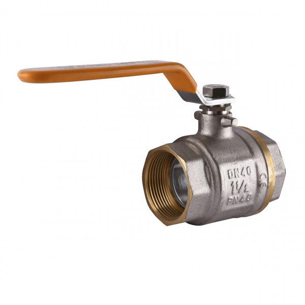 Кран кульовий прямий SOLOMON 1 1/2″ ВВ ЖР PN40 В1001 (000001496)