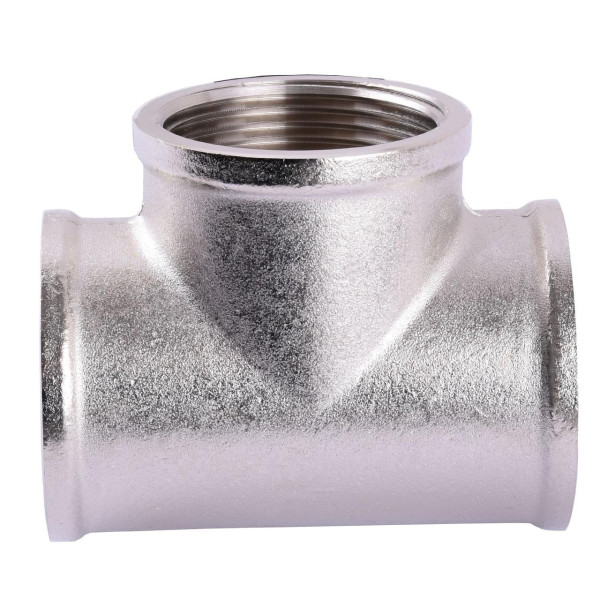 Тройник SOLOMON 3/4″ ВВВ никель 8202 (000019318)