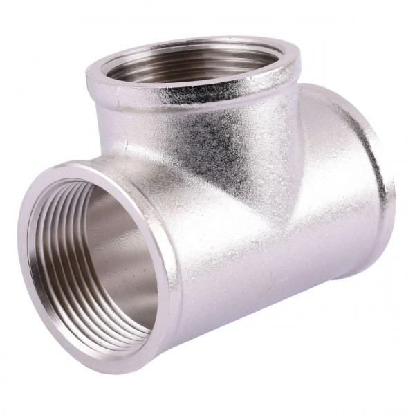 Тройник SOLOMON 3/4″ ВВВ никель 8202 (000019318)