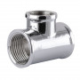 Тройник SOLOMON 3/4″х1/2″х3/4″ ВВВ хром 8202 (000001124)