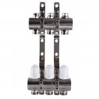 Коллектор с регуляторами и креплением ECO 001С 1″x3 (000008833)