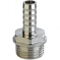 Штуцер нікельований 1/2″ЗР х 6мм штампований А2022А(нк) VA (000025423)