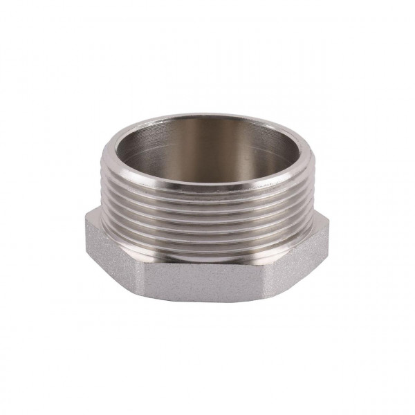 Заглушка з зовнішньою різьбою SOLOMON 1 1/2″ нікель 4001 (000017208)