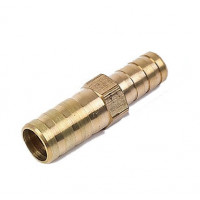 Трубка з'єднувальна пряма редукційна латунна 10мм х 8мм ливарна 1636Б (000025460)