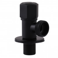 Кран кульовий кутовий Professional 1/2″X3/4″ NV-QP888 BLACK (000025137)