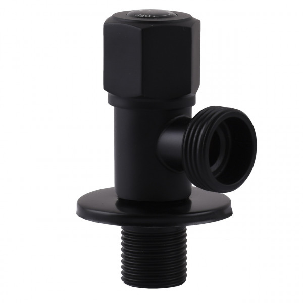 Кран кульовий кутовий Professional 1/2″X3/4″ NV-QP888 BLACK (000025137)
