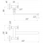 Смеситель для ванны Globus Lux DUKAT SD4-108 (000022967)