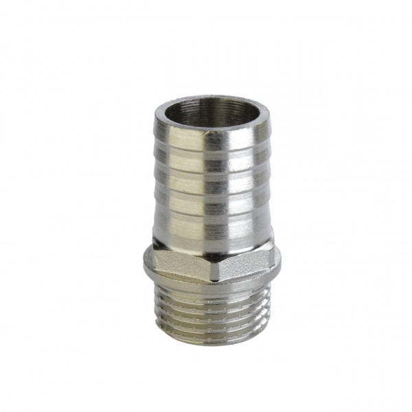 Штуцер нікельований 1/2″ЗР х 16мм штампований А2034А(нк) VA (000025437)