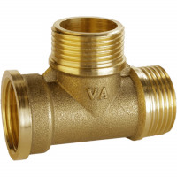 Трійник латунний 3/4″ВР х 3/4″ЗР х 3/4″ЗР штампований А0255А VA (000025510)