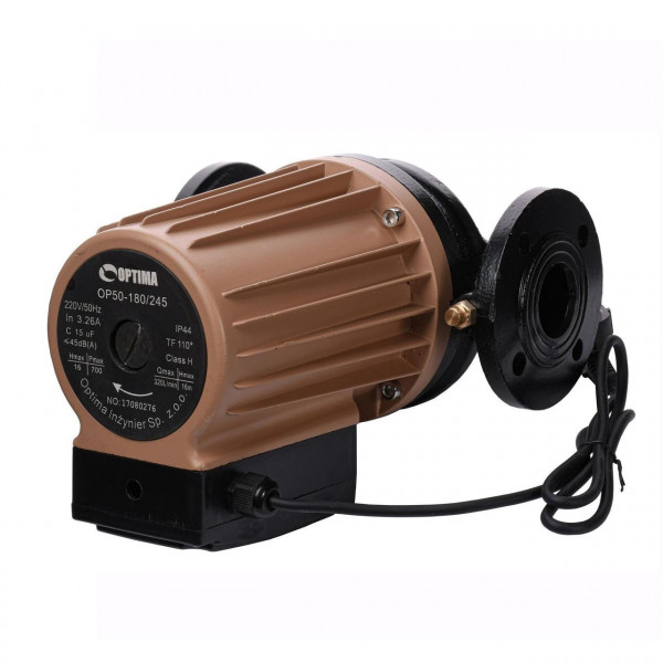 Насос циркуляційний фланцевий Optima OP50-180 245мм + кабель з вилкою (000013635)
