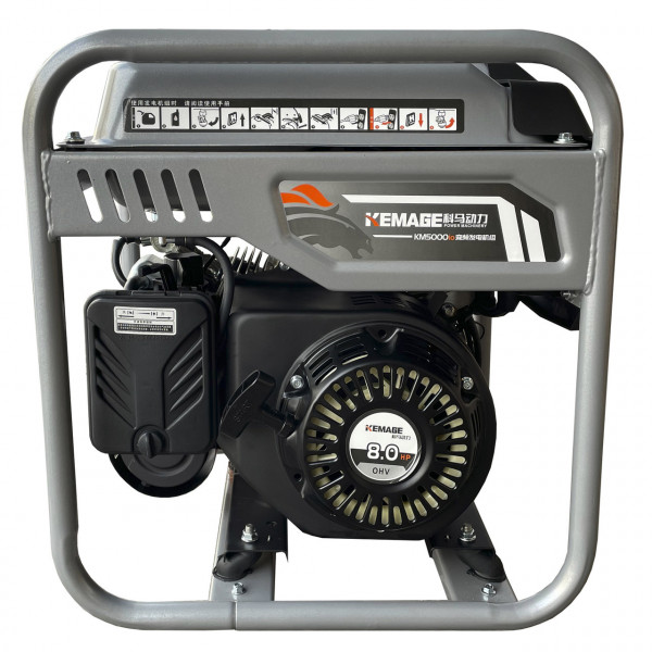 Генератор бензиновый инверторный KEMAGE KM5000io-3 с дисплеем и дополнительным подключением генерат