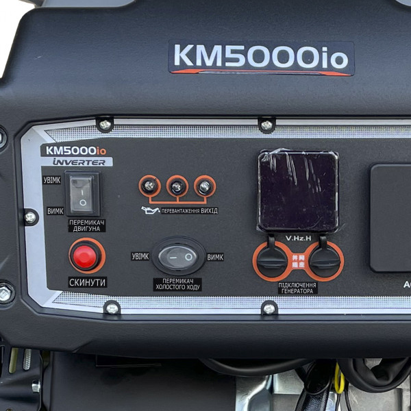 Генератор бензиновый инверторный KEMAGE KM5000io-3 с дисплеем и дополнительным подключением генерат