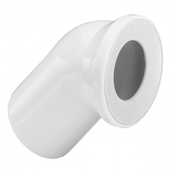 Коліно для унітазу 45° пластик Ø110 VIEGA 101718 (000000565)