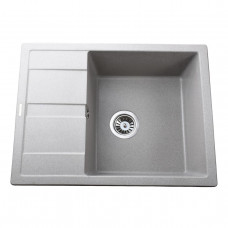 Гранітна мийка Globus Lux ONE сірий камiнь 650x500мм-А0005 (000022390)