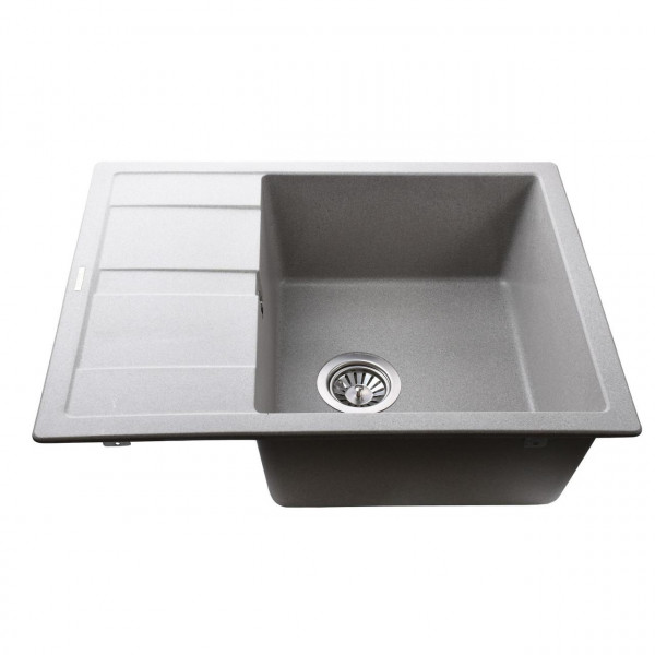 Гранітна мийка Globus Lux ONE сірий камiнь 650x500мм-А0005 (000022390)