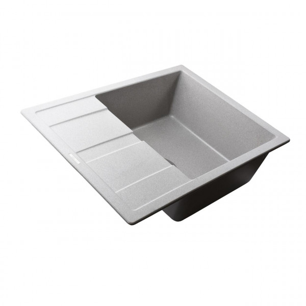 Гранітна мийка Globus Lux ONE сірий камiнь 650x500мм-А0005 (000022390)