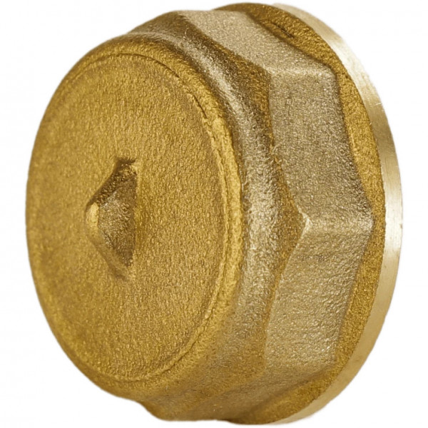 Заглушка латунна 1″ВР штампована А1009А VA (000025656)