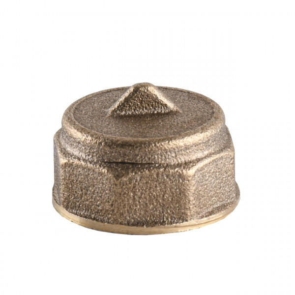 Заглушка латунна 1 1/4″ВР штампована А1010А VA (000025657)