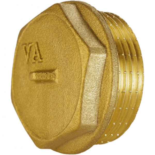 Заглушка латунна 1 1/2″ЗР штампована А1095А VA (000025662)