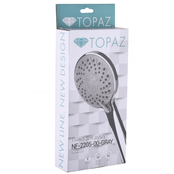 Душевая лейка Topaz NF-2205-00-GRAY (000025159)