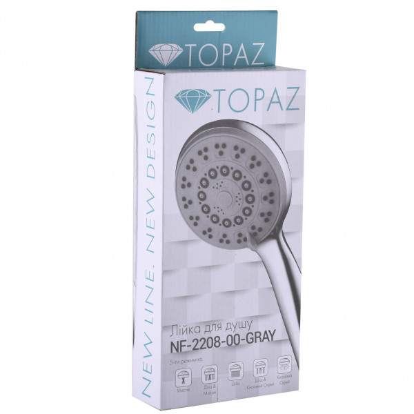 Душевая лейка Topaz NF-2208-00-GRAY (000025162)
