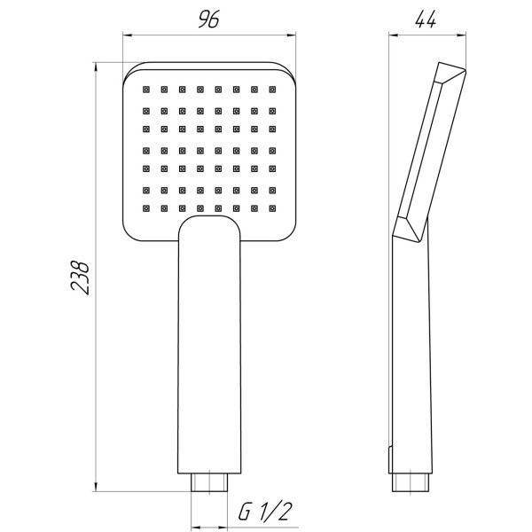Душевая лейка Topaz NF-2204-00 (000025158)