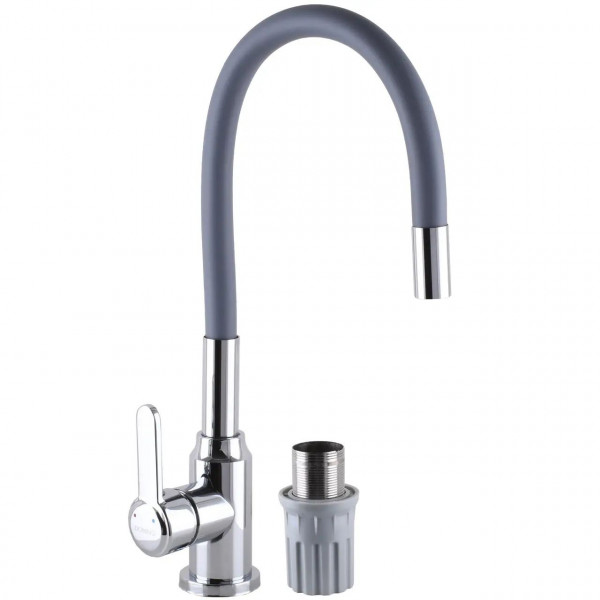Смеситель для кухни DOMINO ELLIPSE DCC-203L-GRAY (000025129)