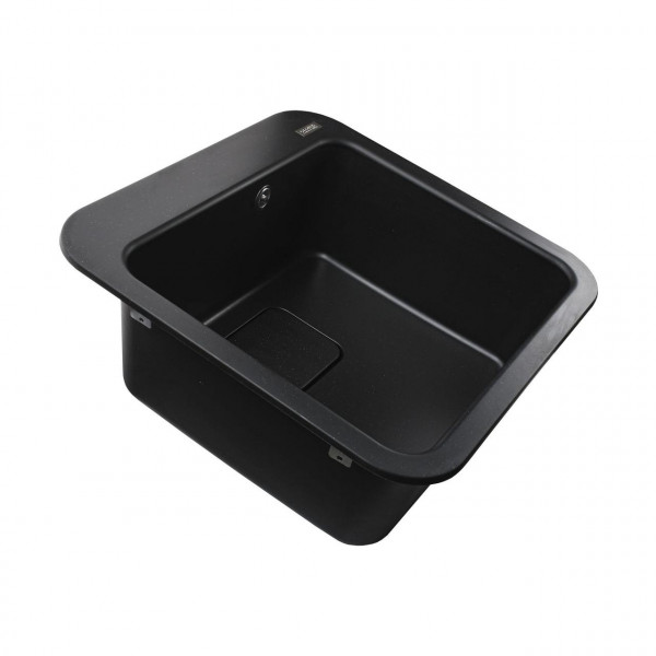 Гранитная мойка Globus Lux BARBORA черный 510х510мм-А0002 (000007954)