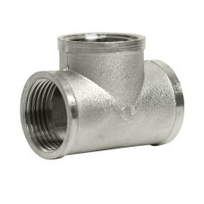 Трійник SOLOMON 1″х1/2″х1″ ВВВ нікель 8202 (000025754)