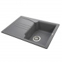 Гранітна мийка Globus Lux BALATON сірий металік 680х500мм-А0003 (000012555)