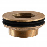 Врізання в бак Ø63 латунне 2″ЗР ливарне 1677Б (000025752)