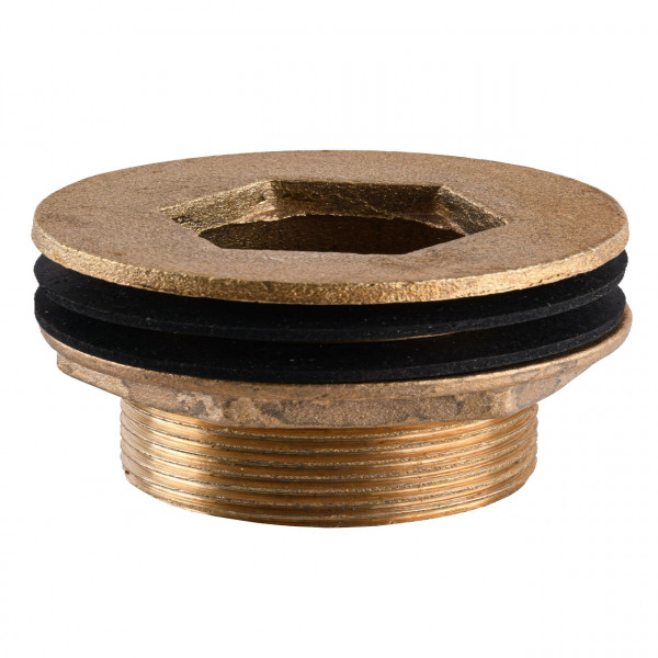 Врізання в бак Ø63 латунне 2″ЗР ливарне 1677Б (000025752)