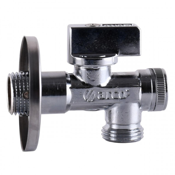 Кран кульовий кутовий з фільтром ARCO 1/2″x1/2″ 02400MAC (000005743)
