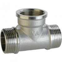 Трійник нікельований 3/4″ЗР х 3/4″ВР х 3/4″ЗР штампований А0253А(нк) VA (000025780)