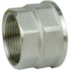 Муфта редукційна нікельована 1 1/2″ВР х 1 1/4″ВР штампована восьмигранна А0338А(нк) VA (000025773)