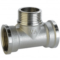 Трійник нікельований 3/4″ВР х 3/4″ЗР х 3/4″ВР штампований А0252А(нк) VA (000025779)