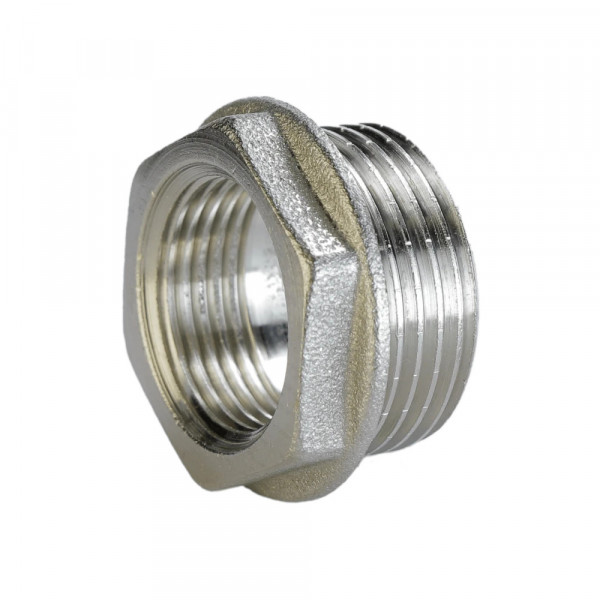 Футорка нікельована 2″ЗР х 1 1/2″ВР штампована А0757А(нк) VA (000025786)