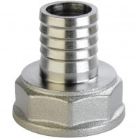 Штуцер нікельований 1″ВР х 20мм штампований А2067А(нк) VA (000025797)