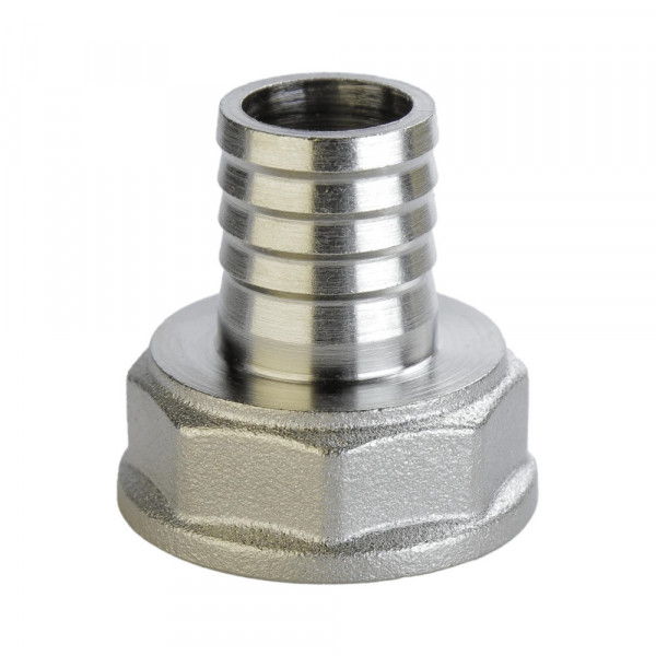 Штуцер нікельований 1″ВР х 20мм штампований А2067А(нк) VA (000025797)