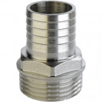 Штуцер нікельований 1″ЗР х 20мм штампований А2068А(нк) VA (000025799)