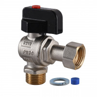 Кран шаровой угловой котловый с накидной гайкой ARCO 1/2″ 150813 (000025806)