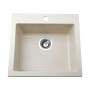 Гранитная мойка Globus Lux AOSTA слоновая кость 490x455мм (000023576)